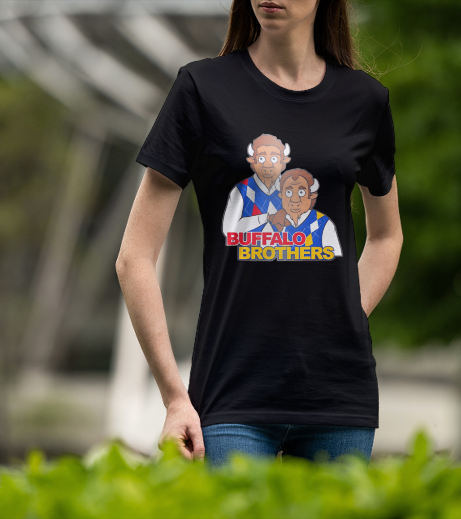 Buffalo Brothers Buffalo Bills Football 2026 Cartoon T-Shirt