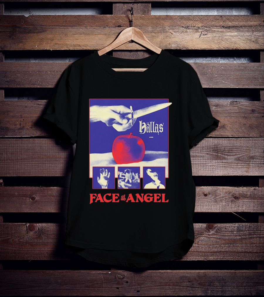 Hallas Face Of An Angel Album Heavy Metal Rock Band Music T-Shirt