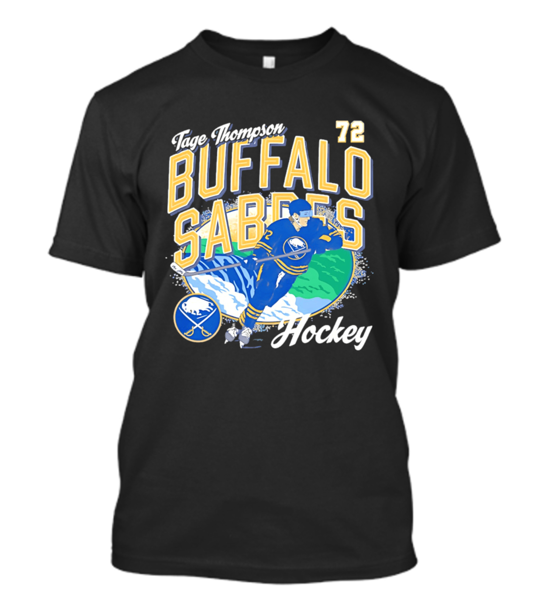Tage Thompson 72 Buffalo Sabres Hockey Player T-Shirt