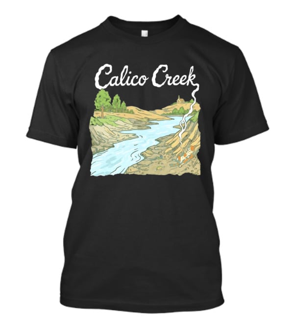 Calico Creek Scenic River And Countryside Landscape T-Shirt