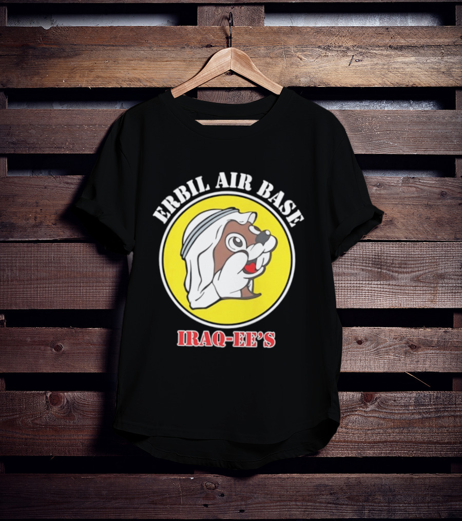 Erbil Air Base Iraq Eef's Cartoon T-Shirt