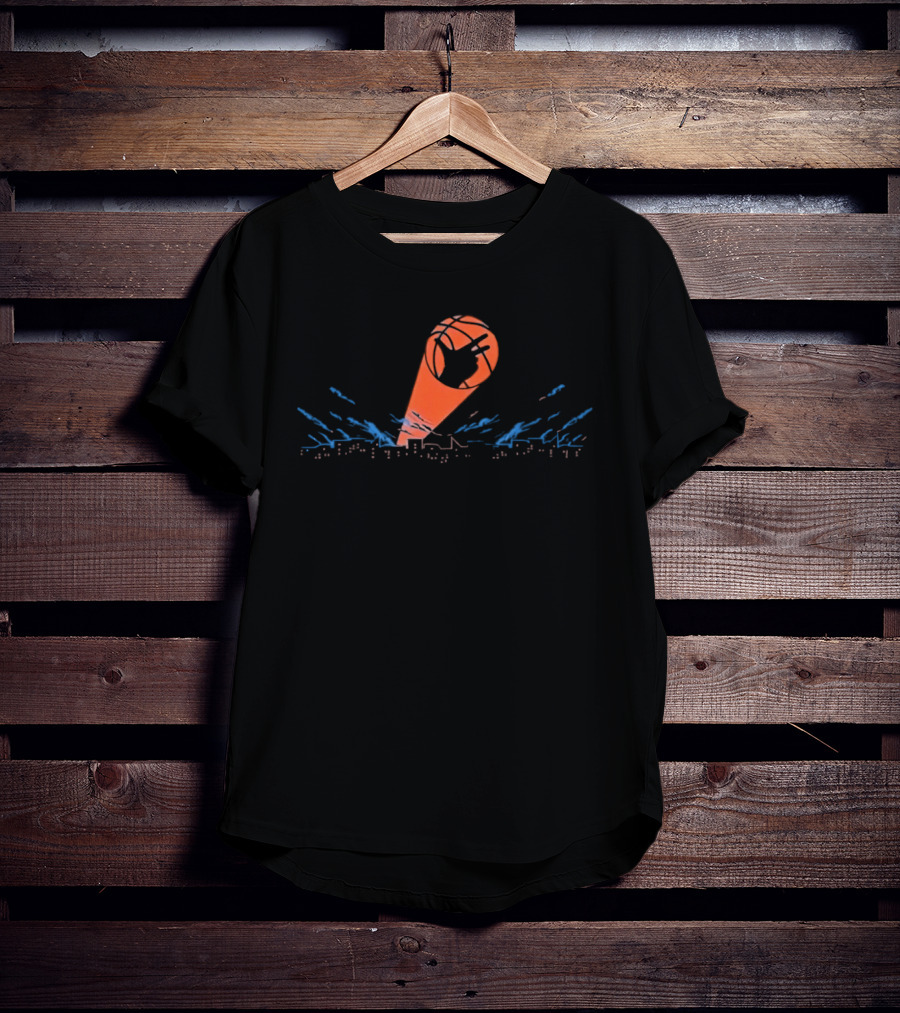 New York Knicks Superhero Basketball Smash NBA Fan Gear T-Shirt