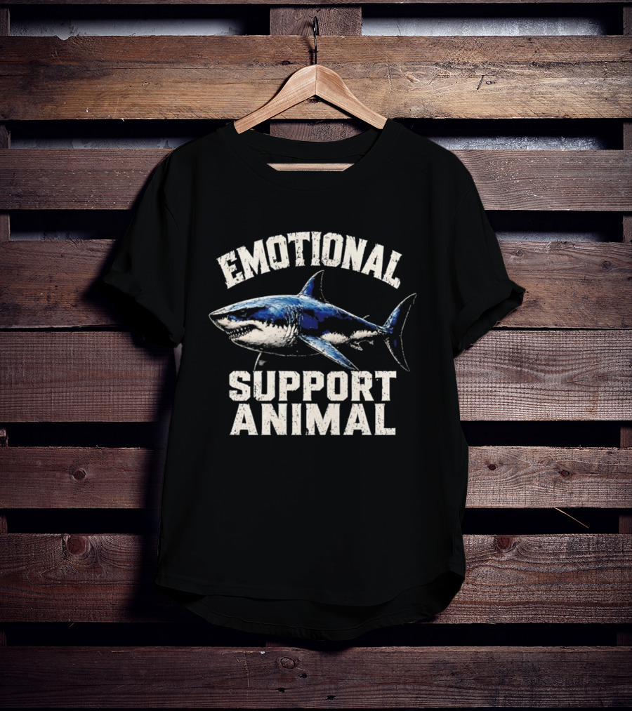 Emotional Support Animal Shark T-Shirt
