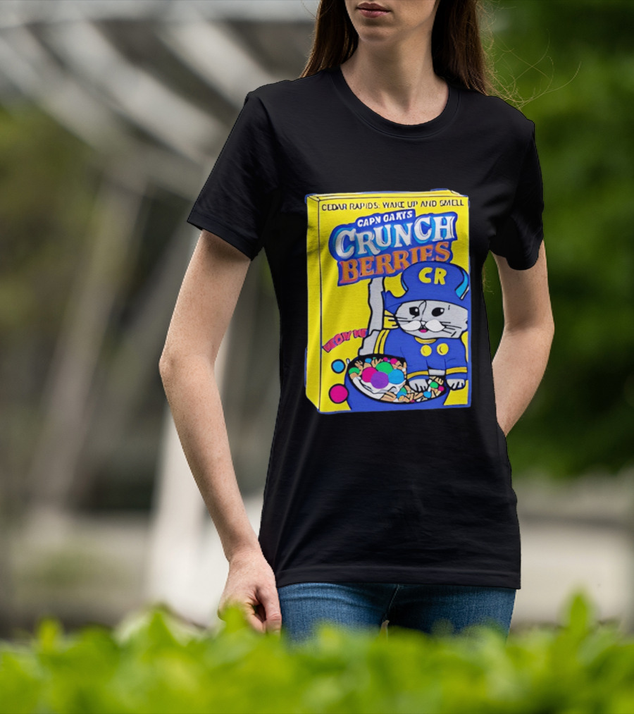 Cedar Rapids Wake Up And Smell Capn Oats Crunch Berries T-Shirt