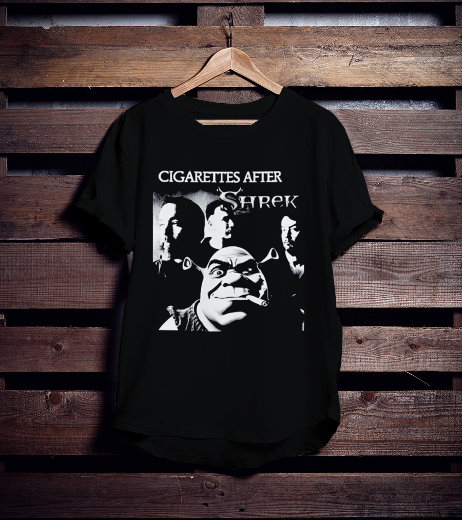 Cigarettes After Shrek Smoking Smutty Memories T-Shirt