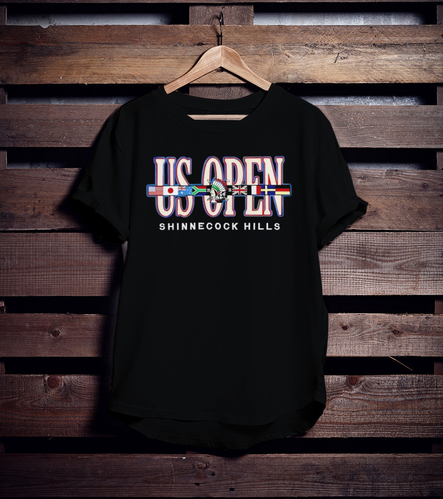 US Open Shinnecock Hills Flags International Golf Event T-Shirt
