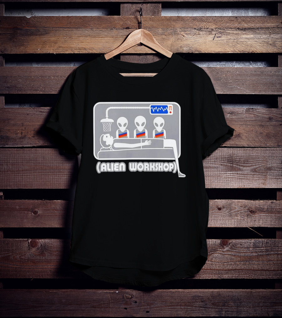 Victor Wembanyama Alien Workshop UFO Basketball Experiment T-Shirt