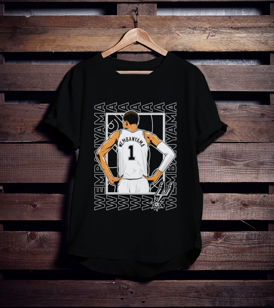 Victor Wembanyama San Antonio Spurs Number 1 NBA Basketball Player 2026 T-Shirt