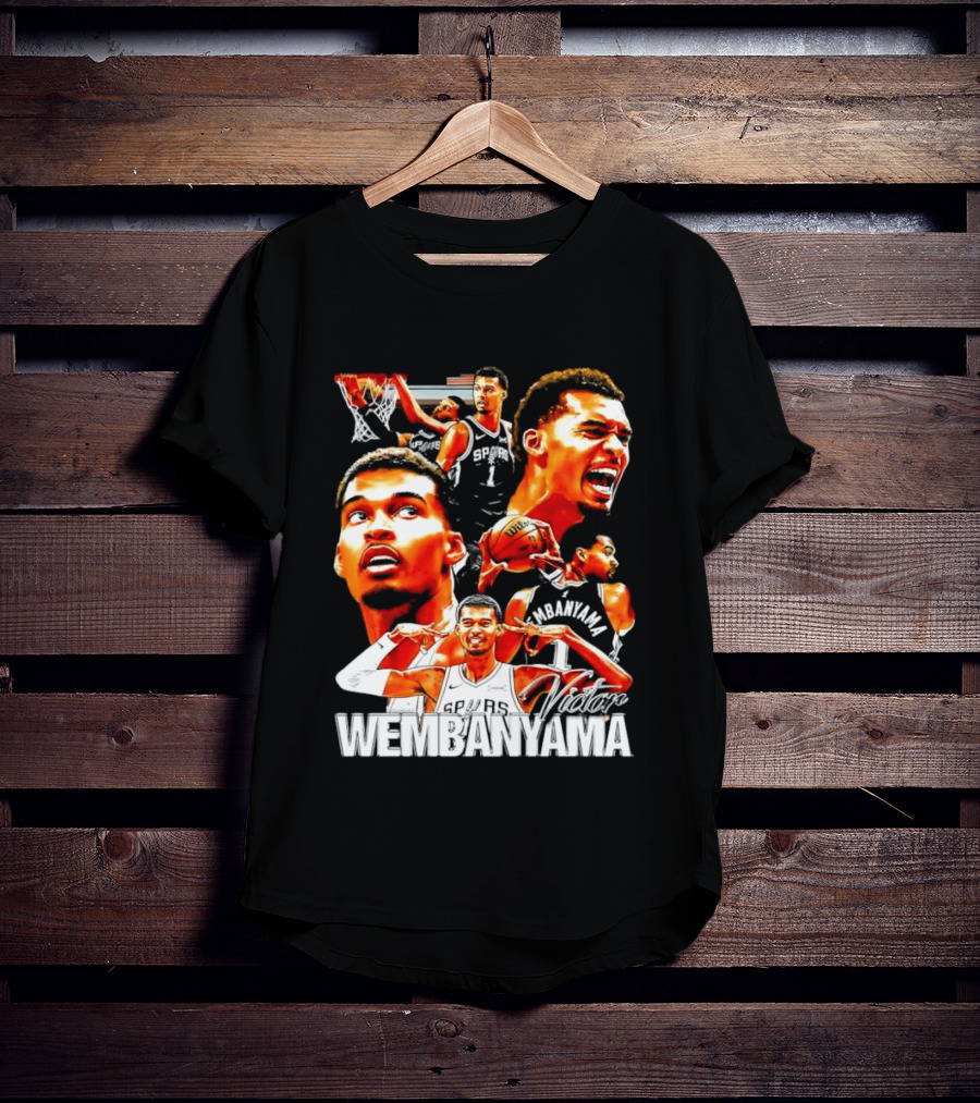 Victor Wembanyama Spurs Basketball Hero Collection T-Shirt