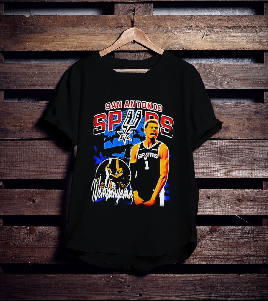 San Antonio Spurs Wembanyama Victor NBA Basketball Player T-Shirt