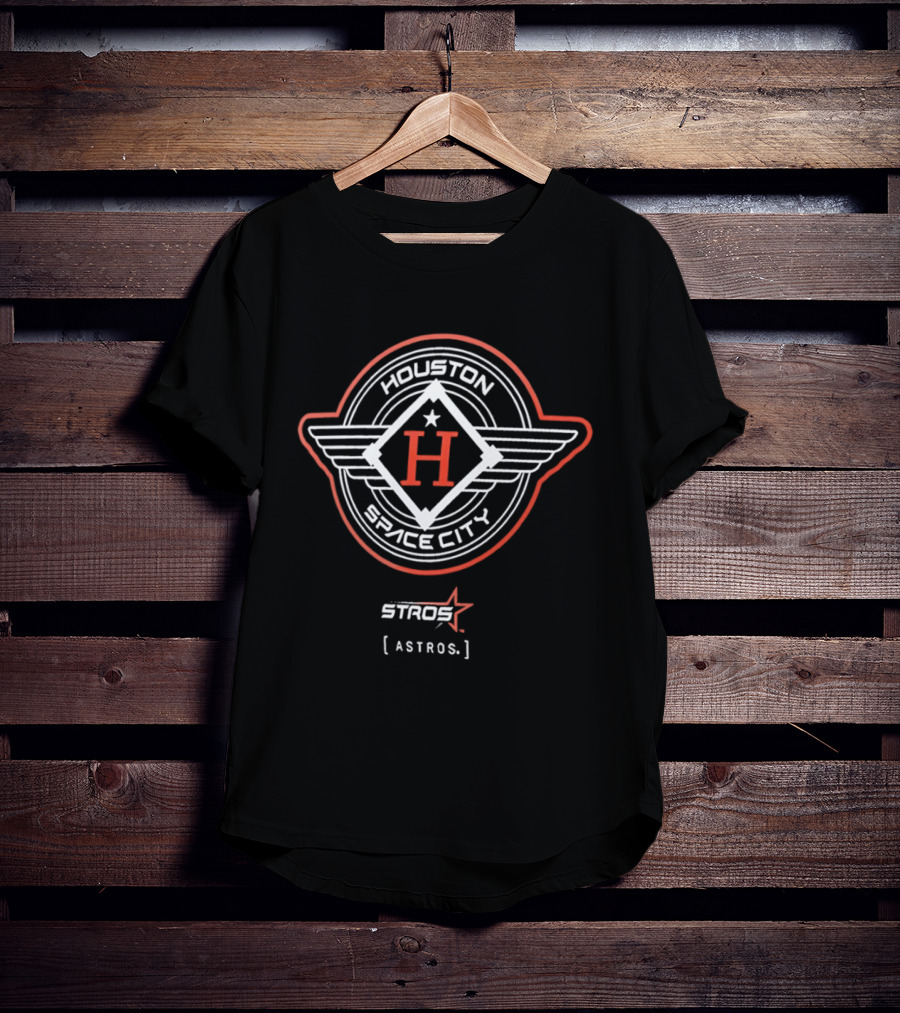 Houston Space City Stros Astros Diamond Wings H T-Shirt