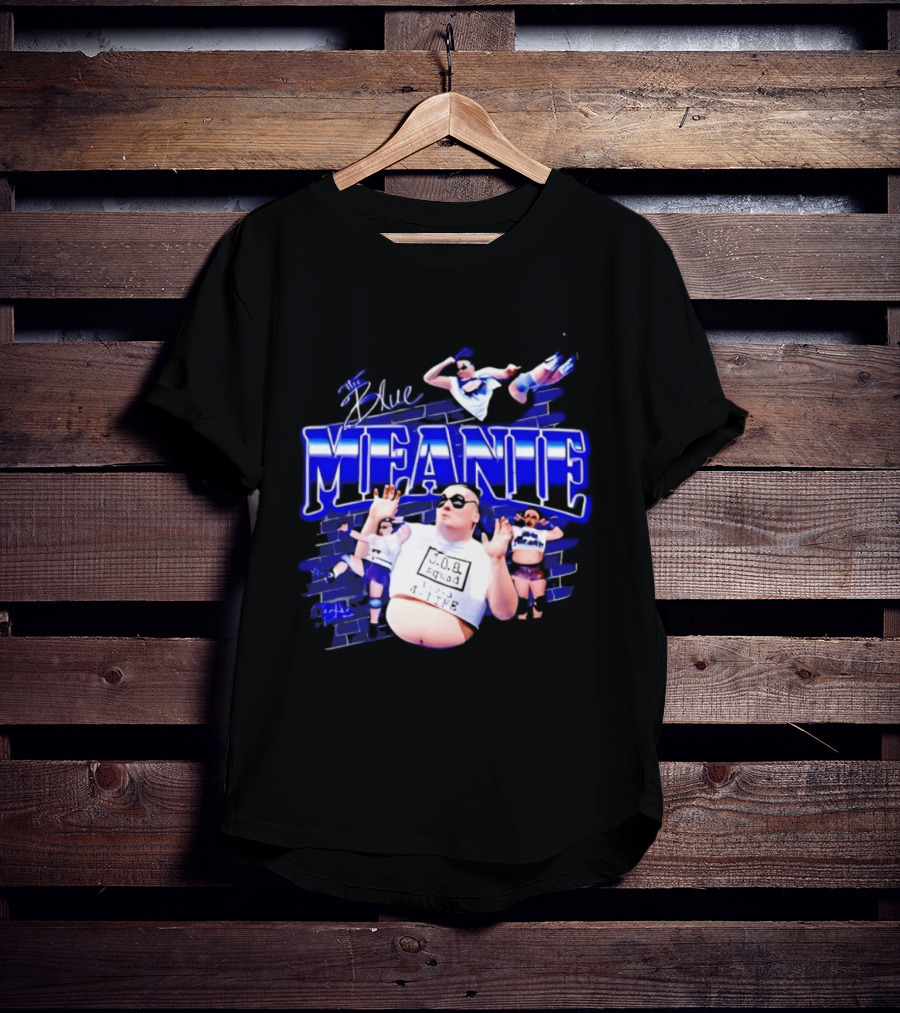 The Blue Meanie Brian Heffron Wrestling T-Shirt