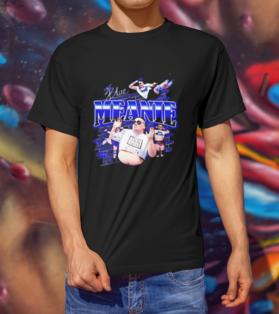 The Blue Meanie Brian Heffron Wrestling T-Shirt