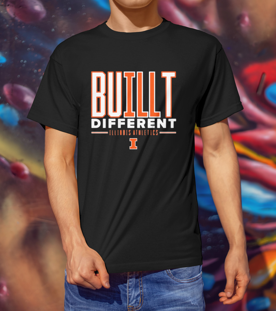 BuILLt Different Illinois Athletics I T-Shirt