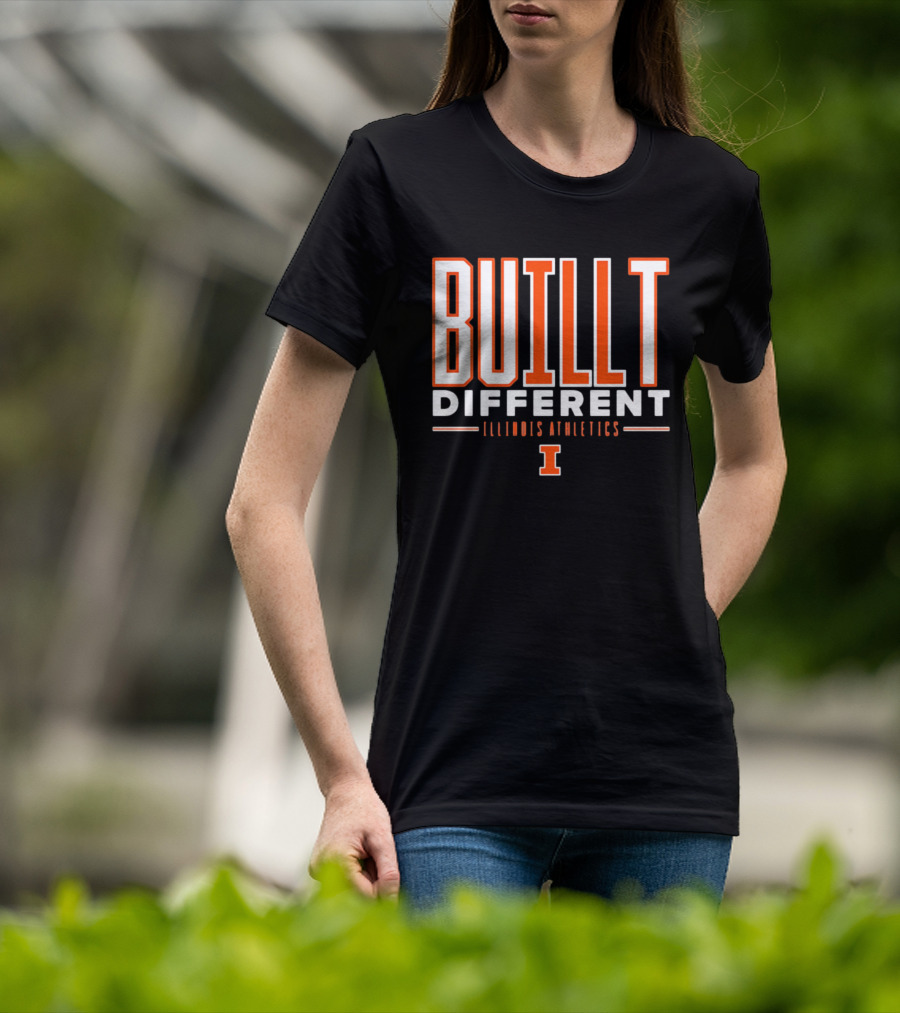 BuILLt Different Illinois Athletics I T-Shirt