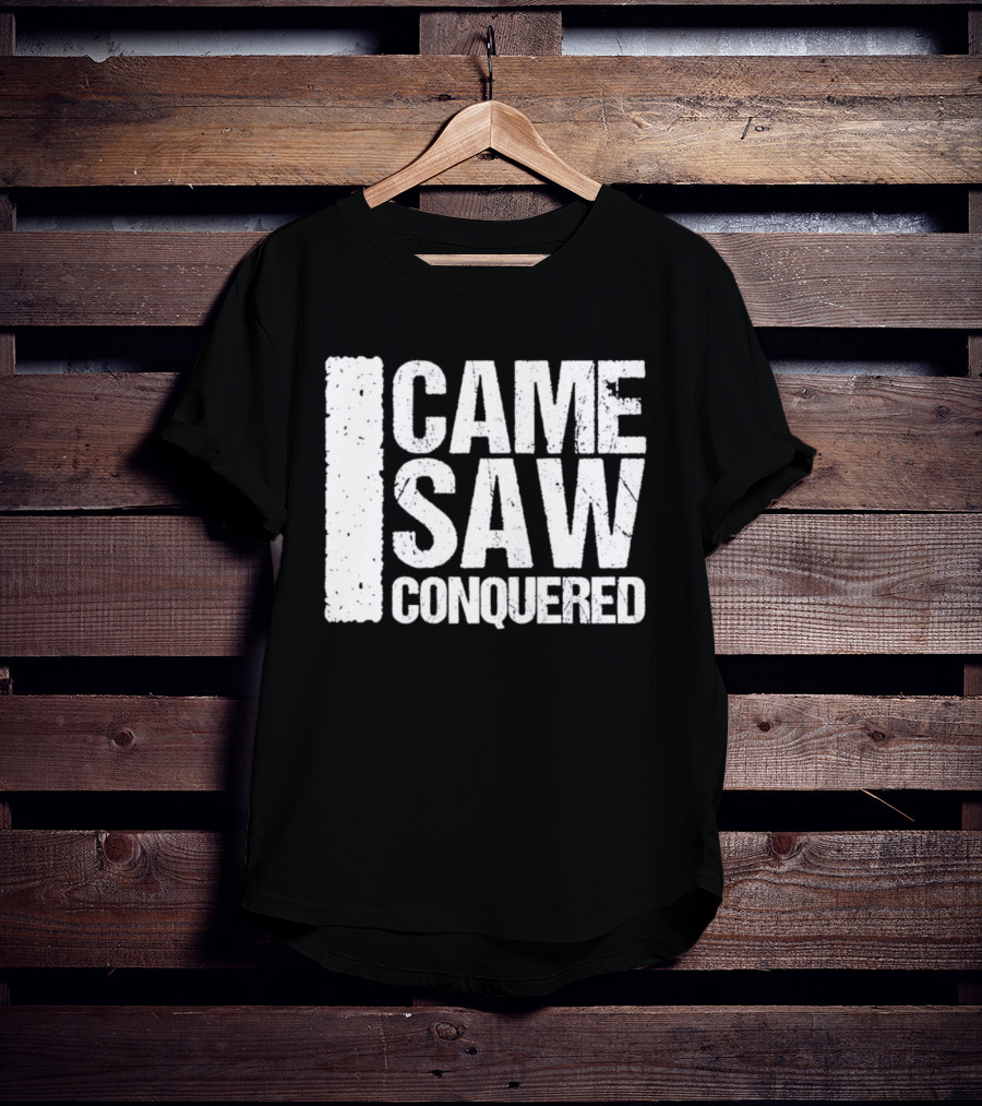 Came Saw Conquered Veni Vidi Vici Julius Caesar History Rome Latin T-Shirt