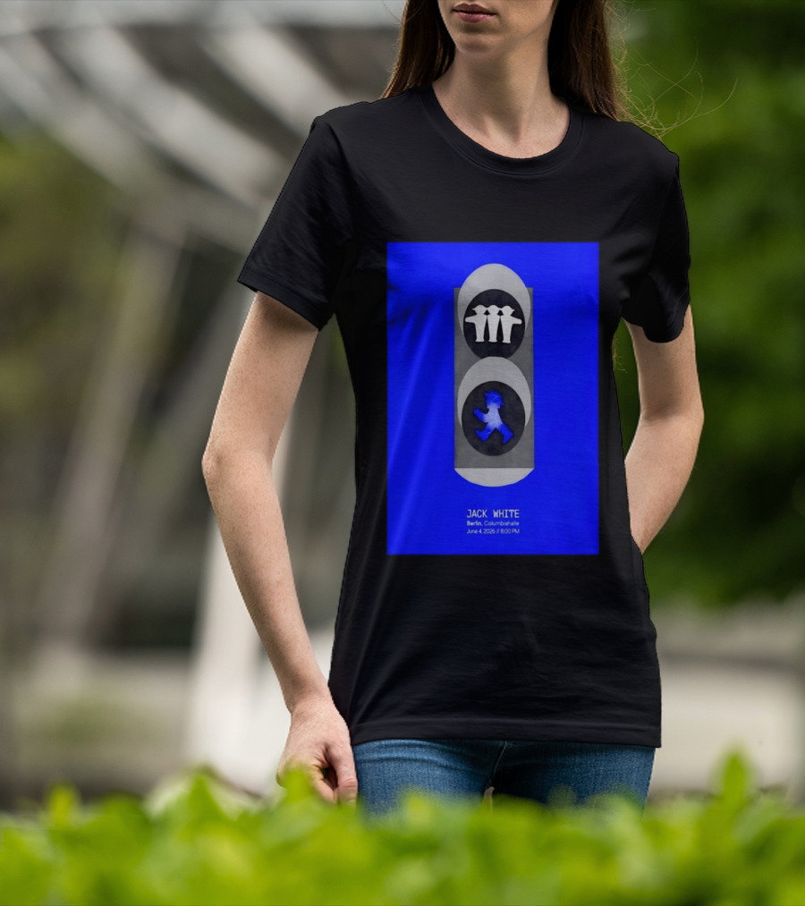 Jack White Berlin Columbiahalle June 4 2026 Ampelmann Traffic Light Icon Concert 8PM T-Shirt