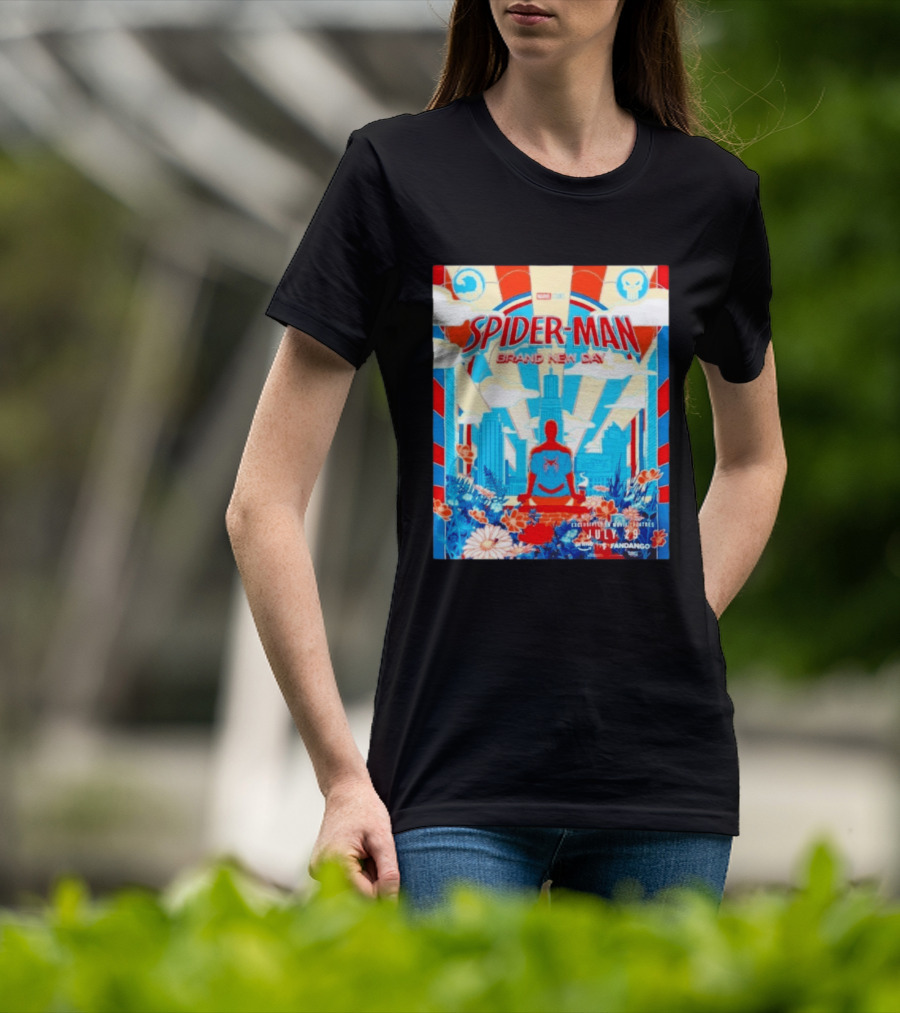 Marvel Studios Spider Man Brand New Day Exclusive Release July 29 Fandango Promotion T-Shirt