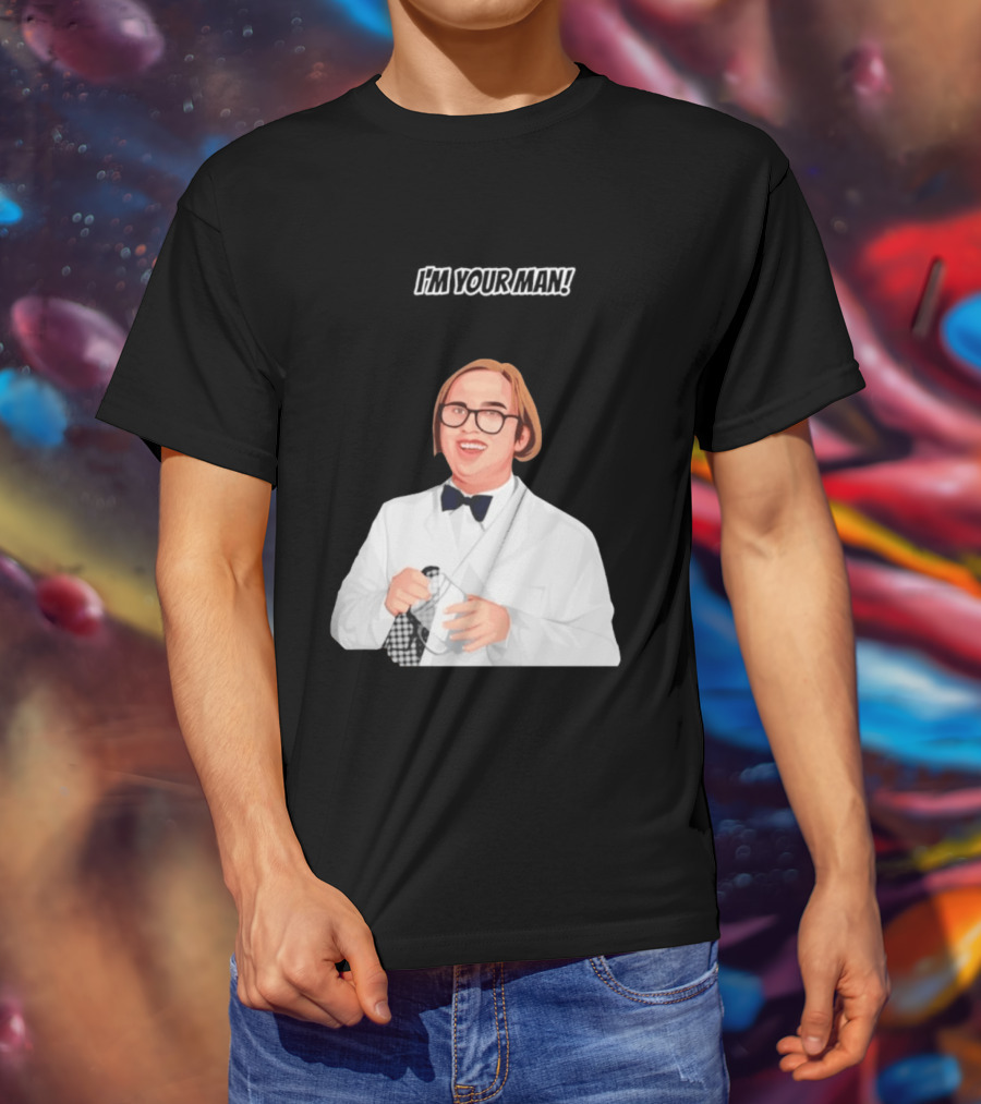 Max And Paddy I Am Your Man Bow Tie White Jacket T-Shirt