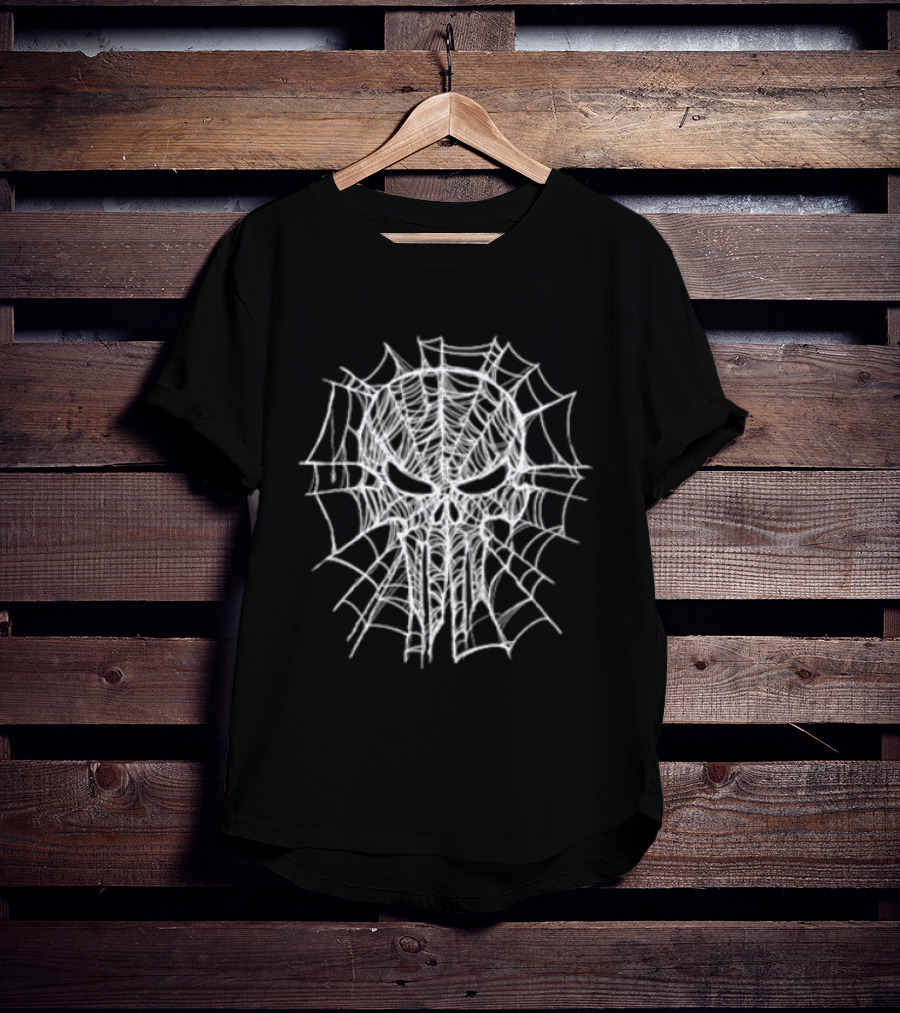 Punisher Spider Skull Web T-Shirt