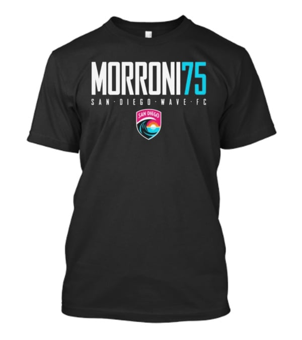 San Diego Wave FC Morroni 75 Soccer Team T-Shirt