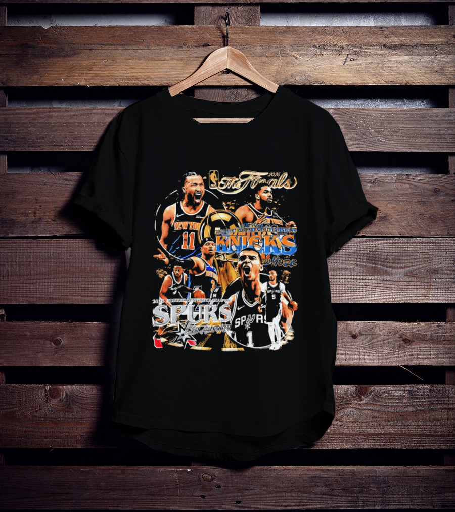 NBA 2026 Finals New York Knicks Vs San Antonio Spurs Matchup Highlights T-Shirt