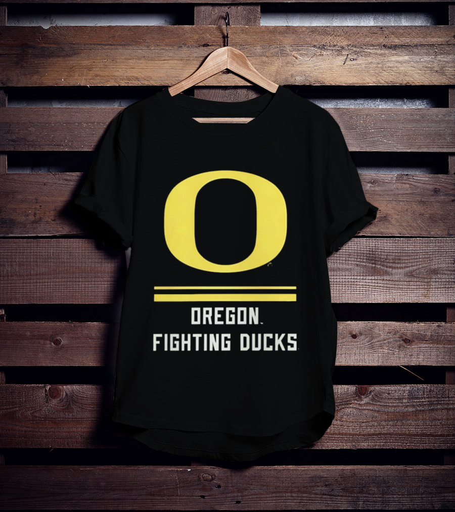 Oregon Fighting Ducks Yellow O T-Shirt