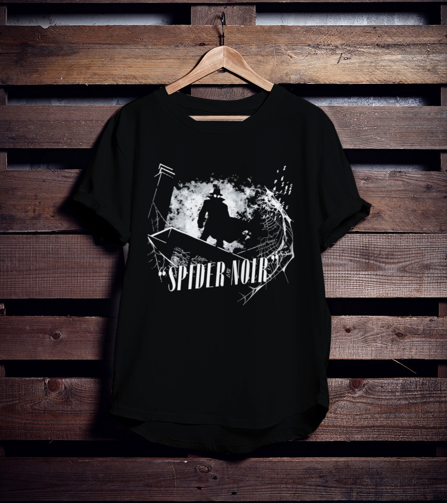 Spider Noir Animated Series Crossover Noir T-Shirt