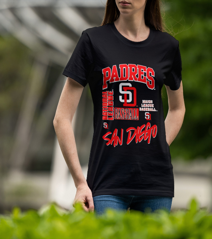 Padres San Diego SD National League Major League Baseball T-Shirt