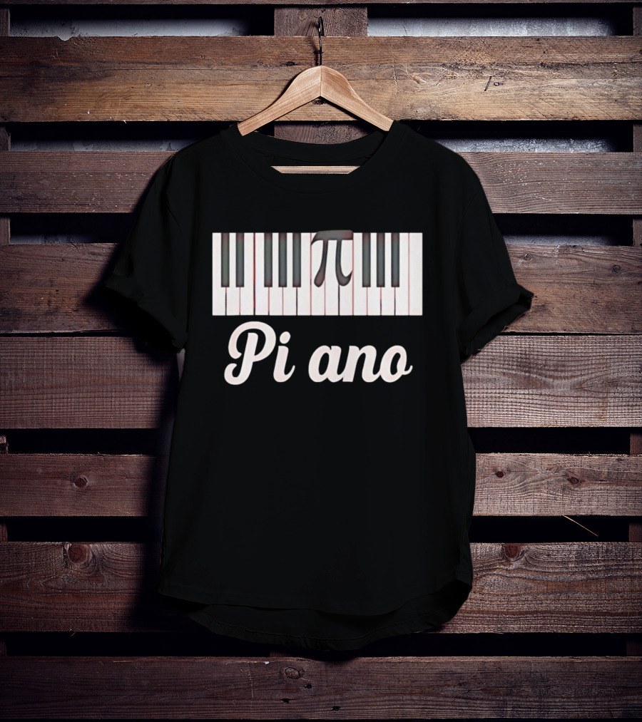 Pi Ano Jazz Lessons Piano Keys Pi T-Shirt