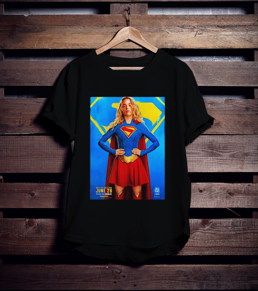 DC Studios Supergirl Movie June 26 Theaters Imax T-Shirt