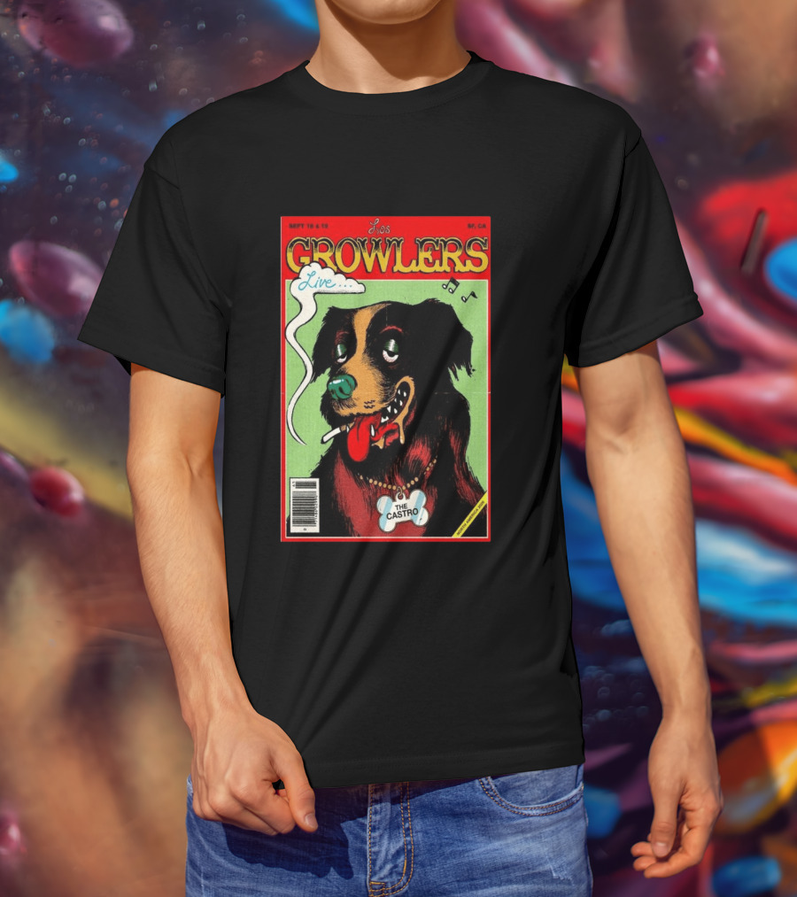 Los Growlers Live Sept 18 19 2026 San Francisco CA The Castro Theatre Dog T-Shirt