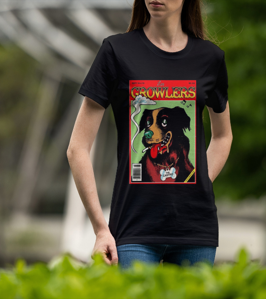Los Growlers Live Sept 18 19 2026 San Francisco CA The Castro Theatre Dog T-Shirt