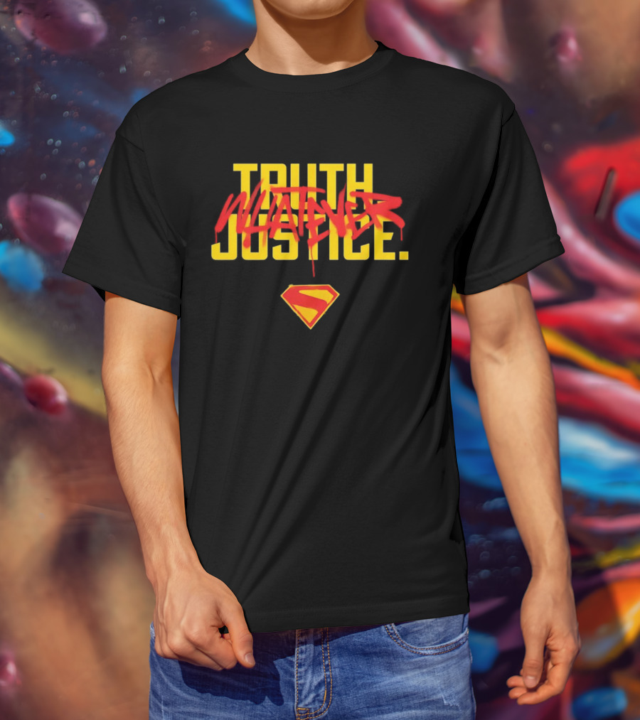Truth Whatever Justice Superman Pop Culture T-Shirt