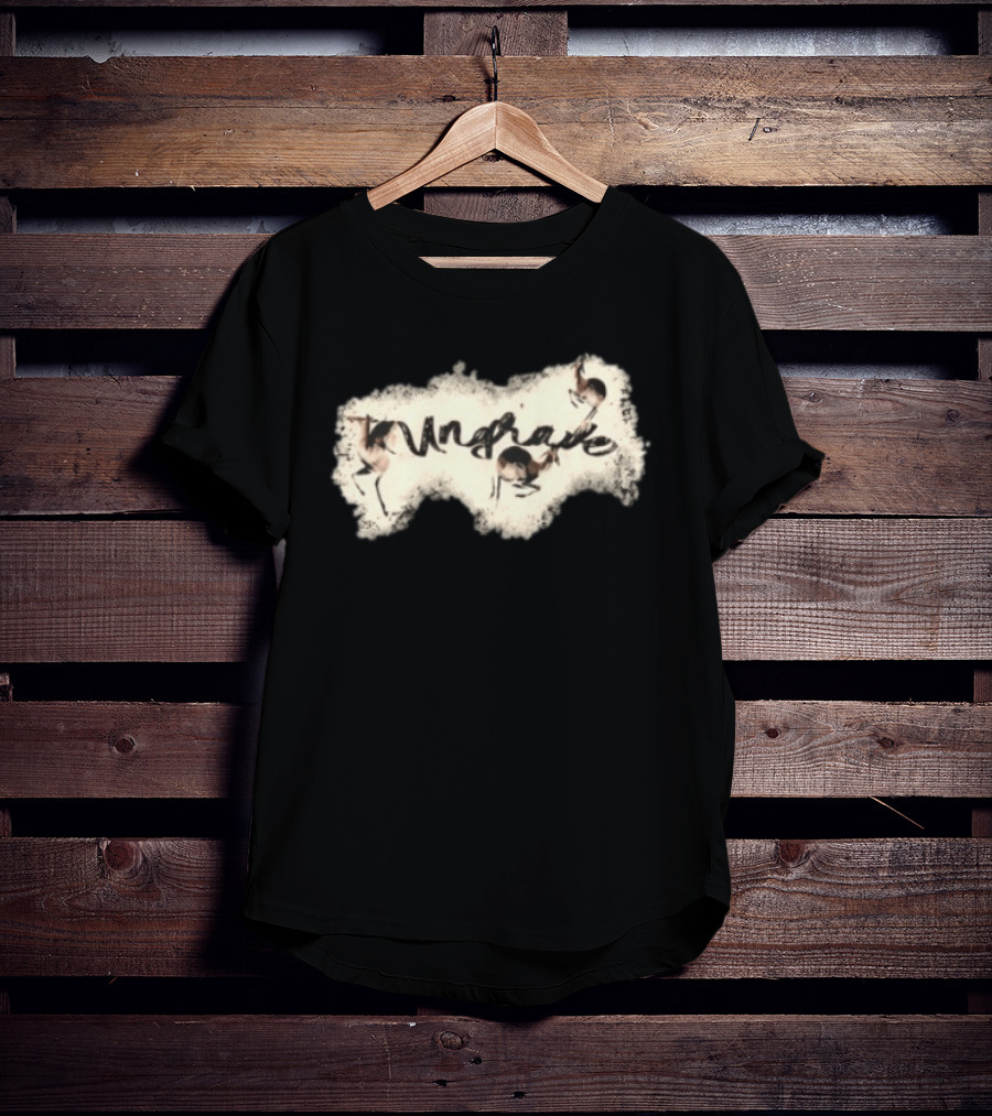 Ungrave Brown Shadow Deer Ungrave T-Shirt