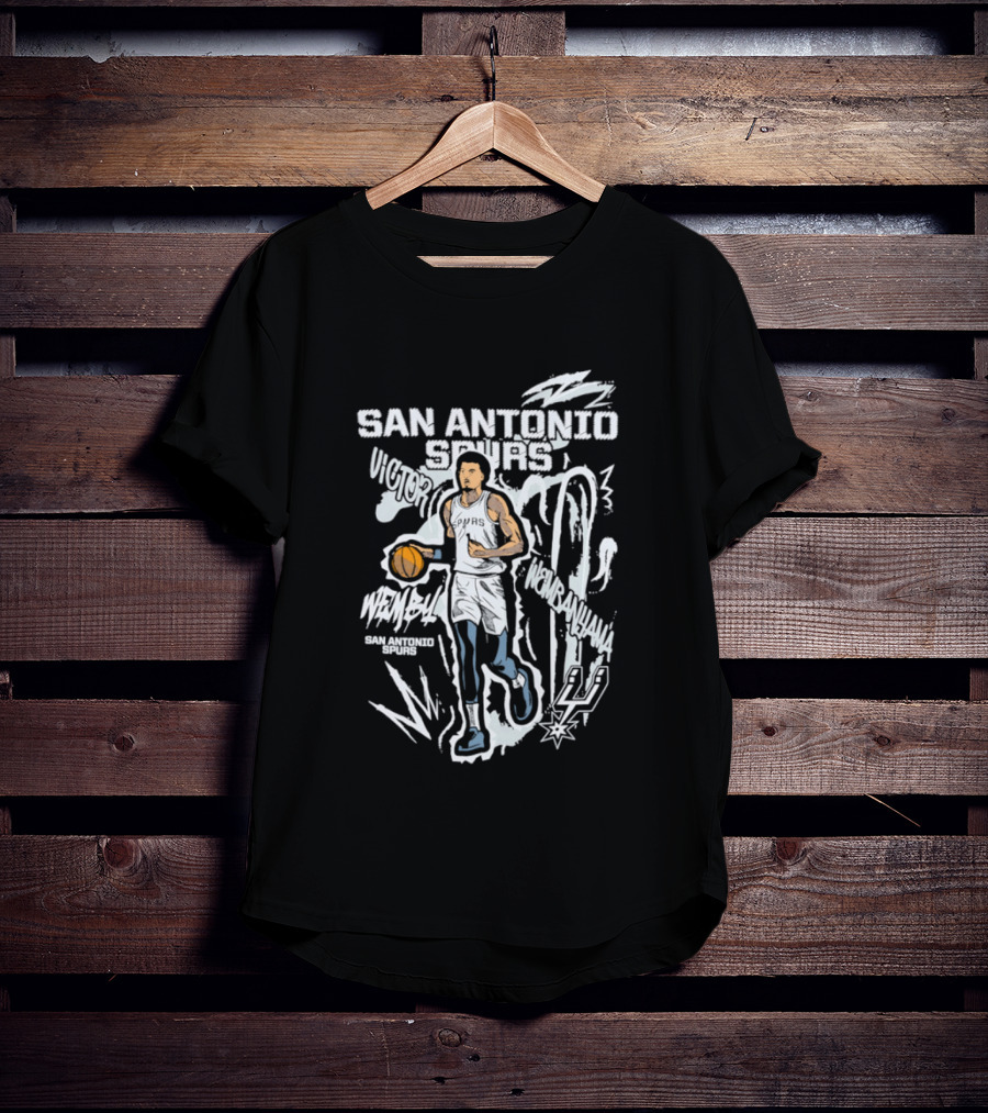 San Antonio Spurs Victor Wembanyama Basketball Player Wemby 22 T-Shirt