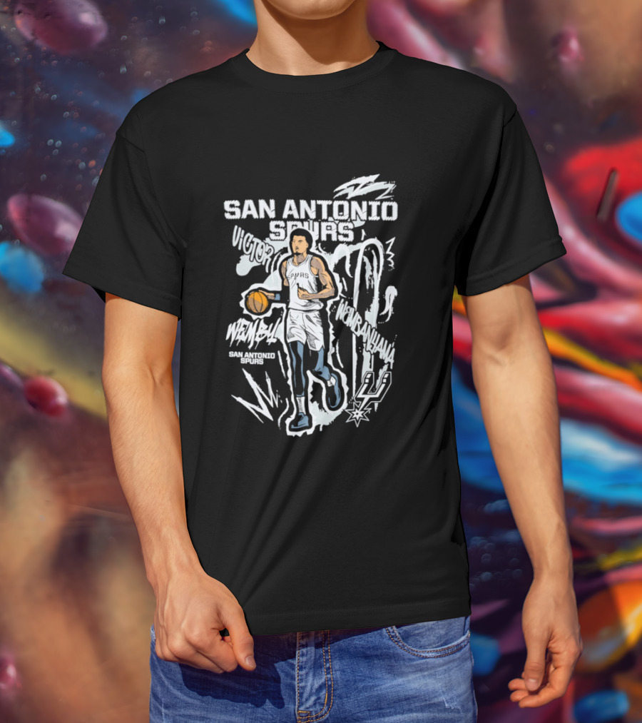San Antonio Spurs Victor Wembanyama Basketball Player Wemby 22 T-Shirt