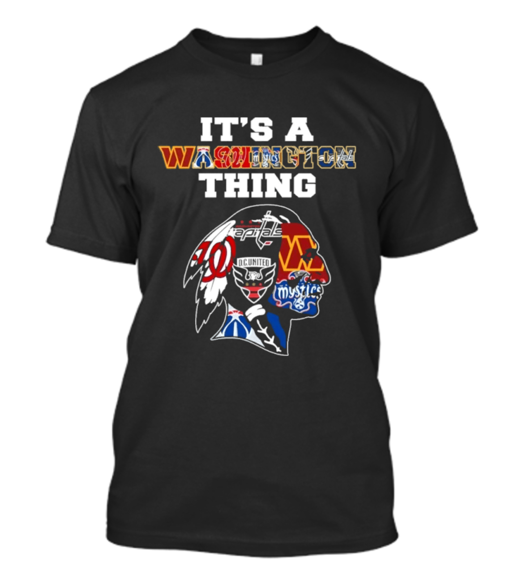 Washington Wizards Nationals Capitals Mystics Redskins It's A Washington Thing T-Shirt