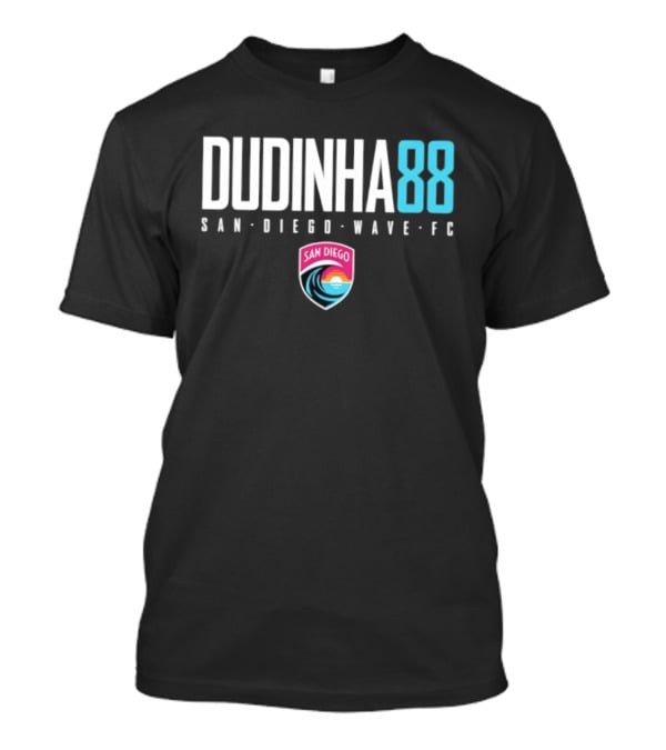 Dudinha 88 San Diego Wave FC Fan Gear Soccer Team T-Shirt