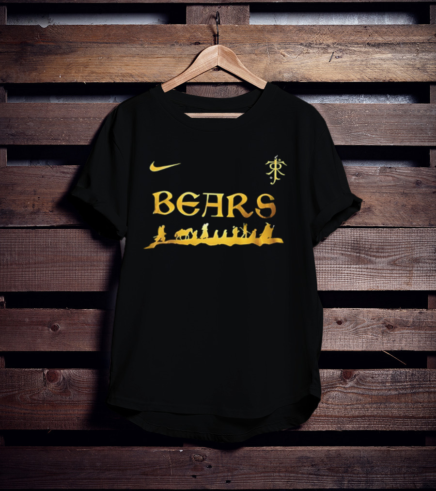 Chicago Bears Fellowship Of The Ring Nike Collaboration T-Shirt