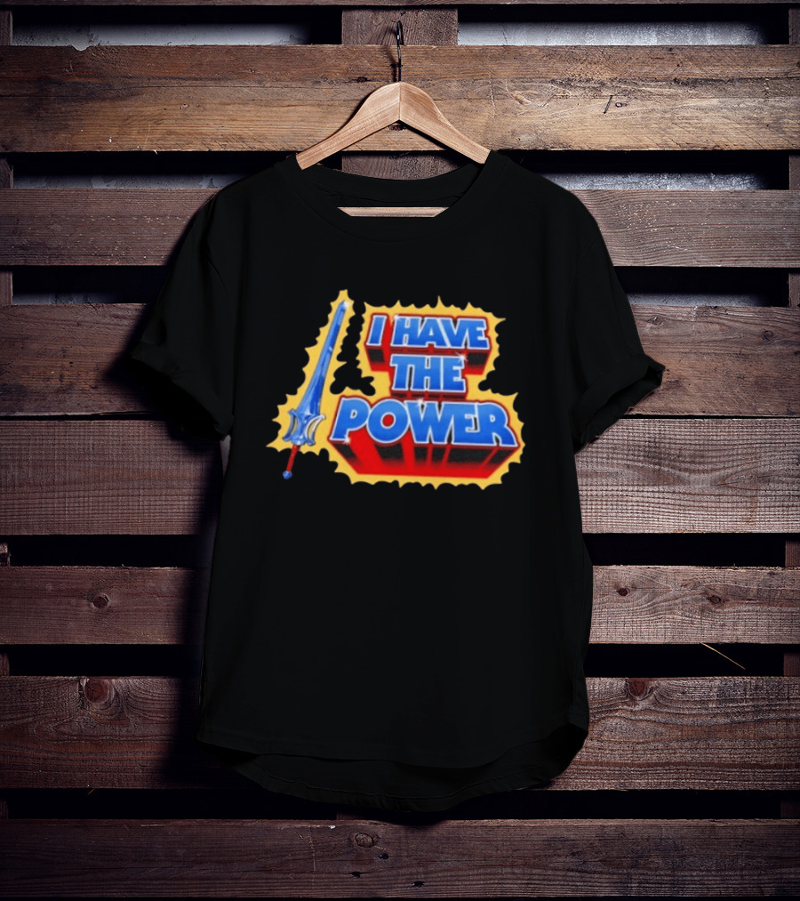 I Have The Power He Man Vintage Masters Of The Universe Sword T-Shirt
