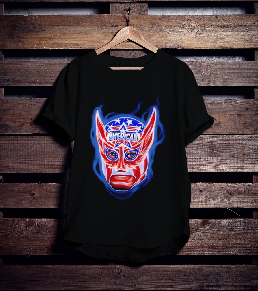 Cody Rhodes American Made Luchador Mask Star Spangled T-Shirt
