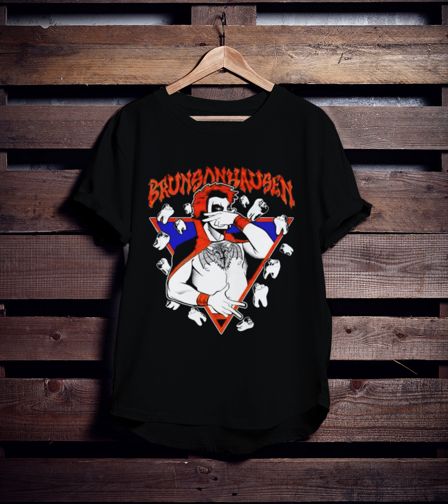 Brunsonhausen WWE Fan Art Featuring Danhausen And Jalen Brunson T-Shirt