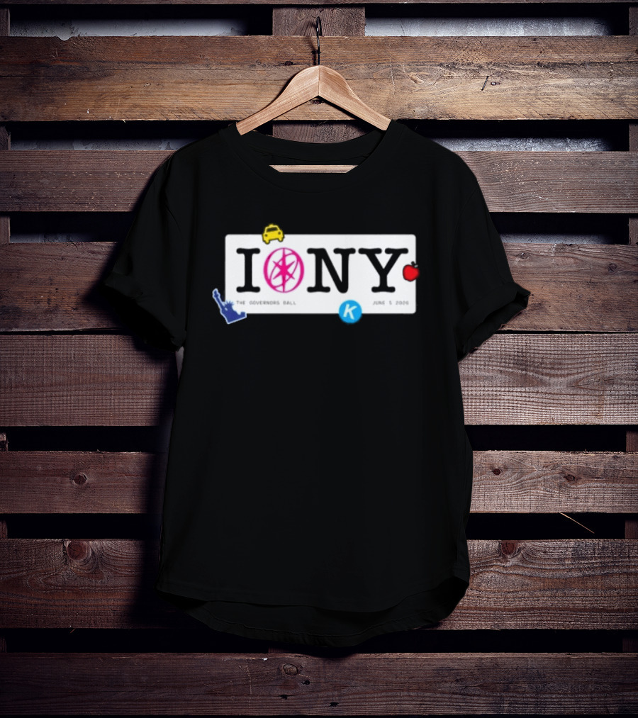 I Love NY The Governors Ball 2026 Statue Of Liberty Apple K T-Shirt