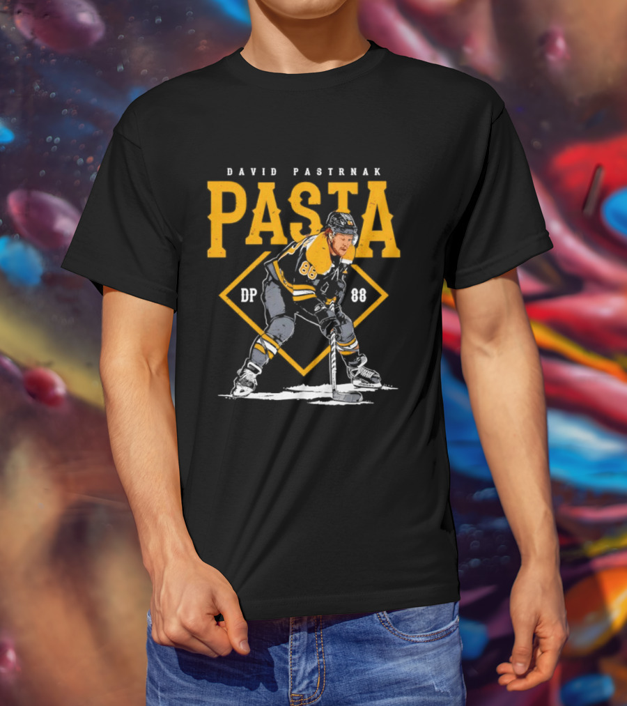 David Pastrnak Pasta BP 88 Boston Bruins NHL Player T-Shirt