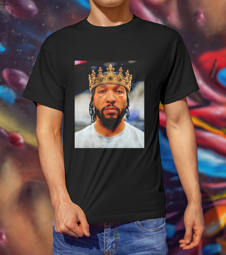 Jalen Brunson King New York Knicks Crown T-Shirt