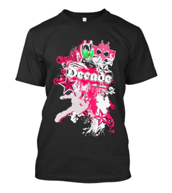Kamen Rider Decade Est 2009 Heroic Starburst Adventure T-Shirt
