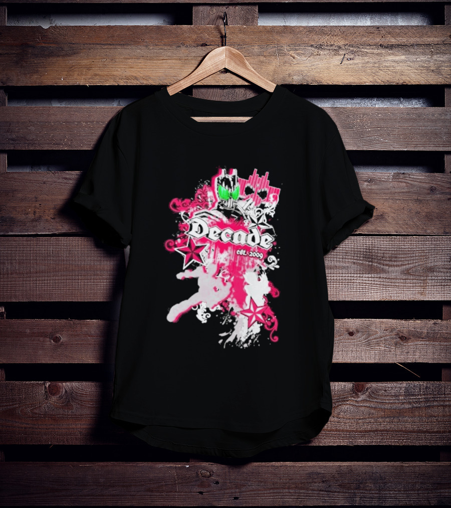 Kamen Rider Decade Est 2009 Heroic Starburst Adventure T-Shirt