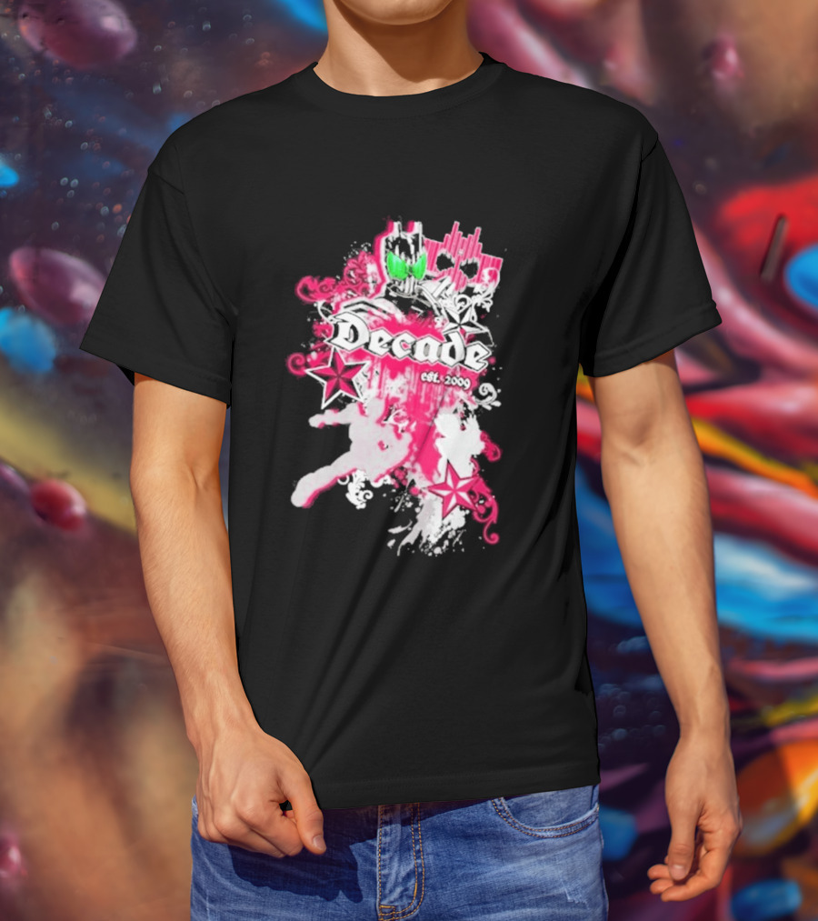 Kamen Rider Decade Est 2009 Heroic Starburst Adventure T-Shirt