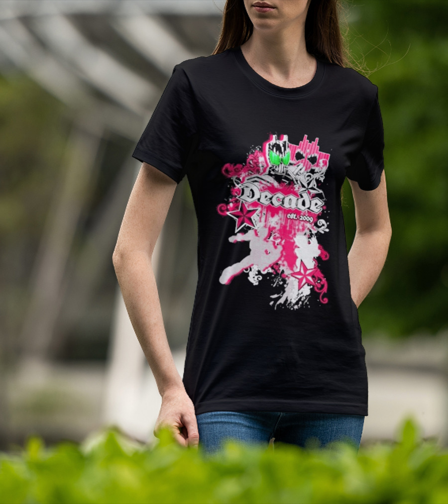 Kamen Rider Decade Est 2009 Heroic Starburst Adventure T-Shirt